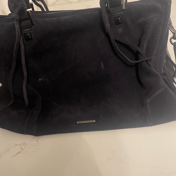 Rebecca minkoff regan satchel. Color dark navy - Picture 3 of 4